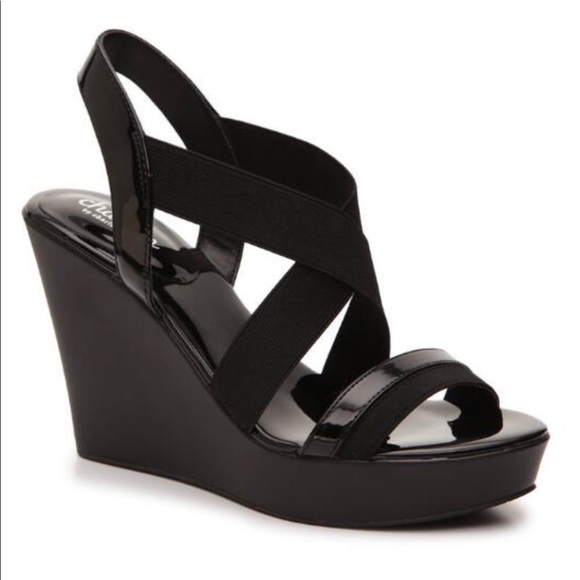 charles by charles david latin wedge sandal